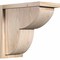 Ekena Millwork Crestline Smooth Corbel w/Backplate, Douglas Fir, 7 1/2"W x 14"D x 14"H COR08X14X14CRE01SDF - alternate 1